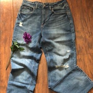 Tokyo Darling High-Rise Distressed Boyfriend Jeans
